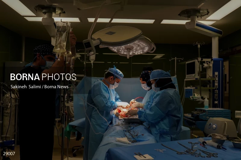 Organ donation surgery in Masih Daneshvari hospital