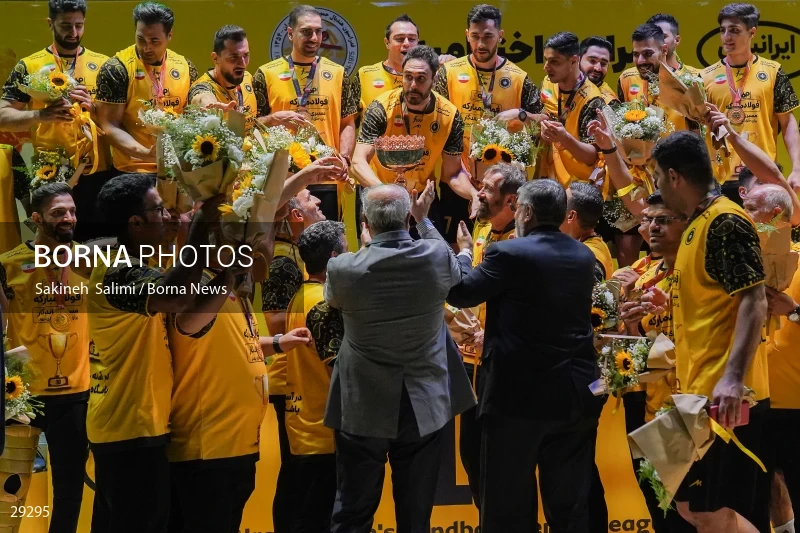 Sepahan is the champion of Iran Men`s Premier Handball League