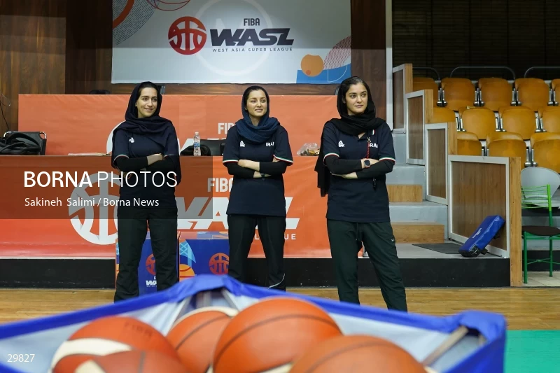 Iran women's national basketball team training