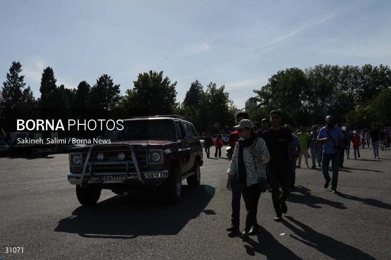 Gathering of classic cars in Tehran
