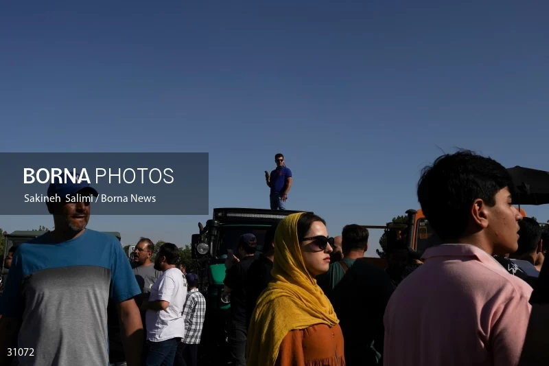 Gathering of classic cars in Tehran