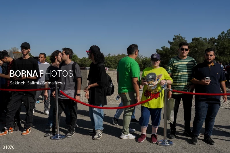 Gathering of classic cars in Tehran