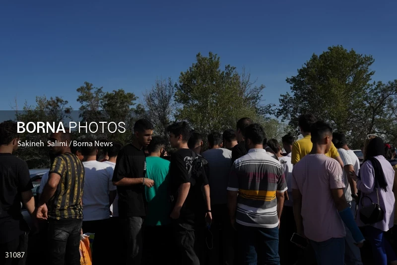 Gathering of classic cars in Tehran
