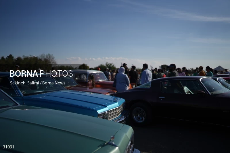 Gathering of classic cars in Tehran