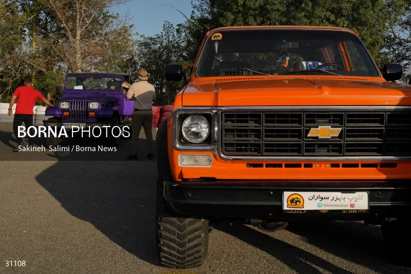 Gathering of classic cars in Tehran
