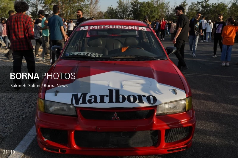 Gathering of classic cars in Tehran