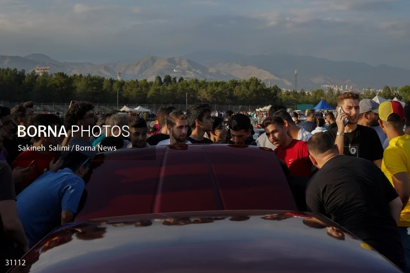 Gathering of classic cars in Tehran