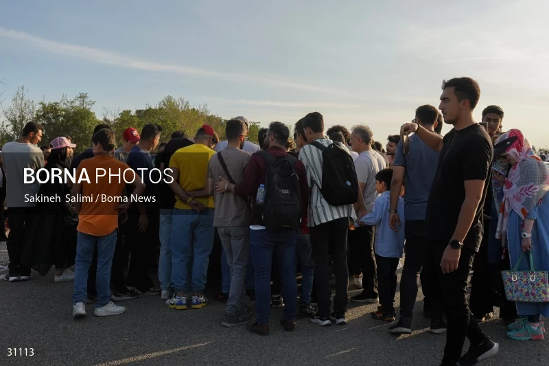 Gathering of classic cars in Tehran