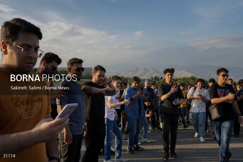Gathering of classic cars in Tehran