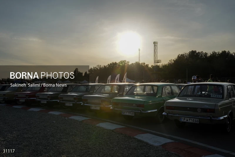 Gathering of classic cars in Tehran