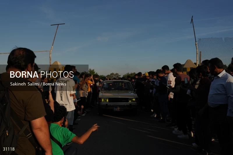 Gathering of classic cars in Tehran