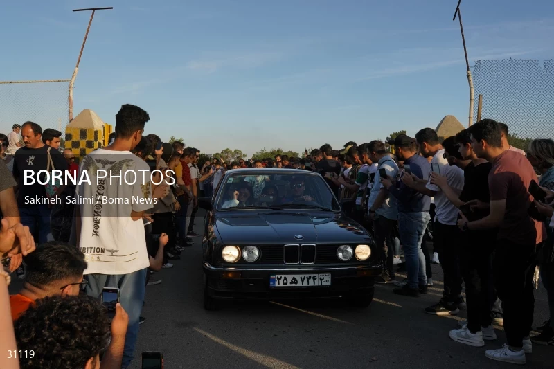 Gathering of classic cars in Tehran