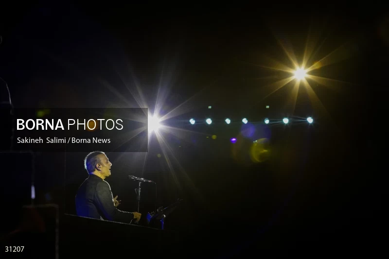 Alireza Ghorbani's concert in Saad Abad cultural and historical complex