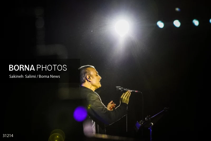 Alireza Ghorbani's concert in Saad Abad cultural and historical complex