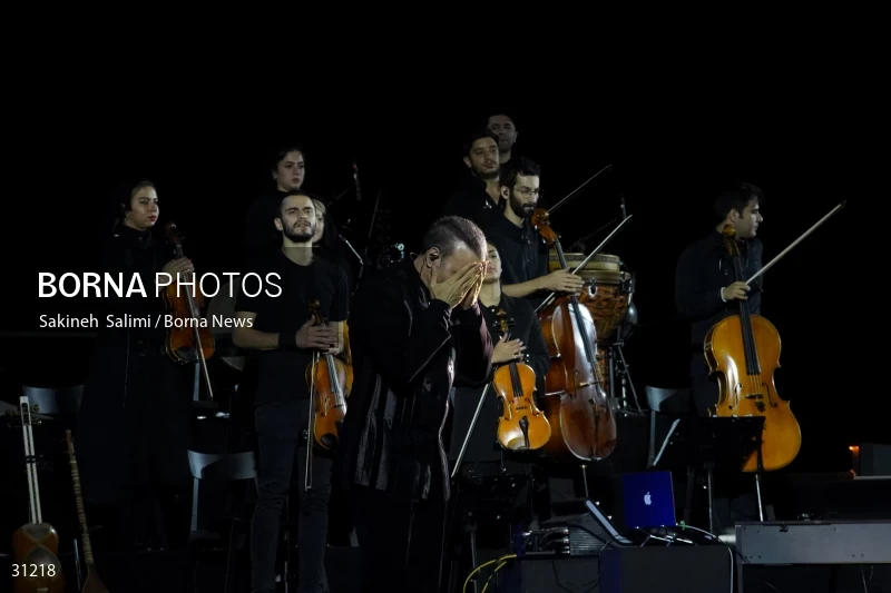 Alireza Ghorbani's concert in Saad Abad cultural and historical complex