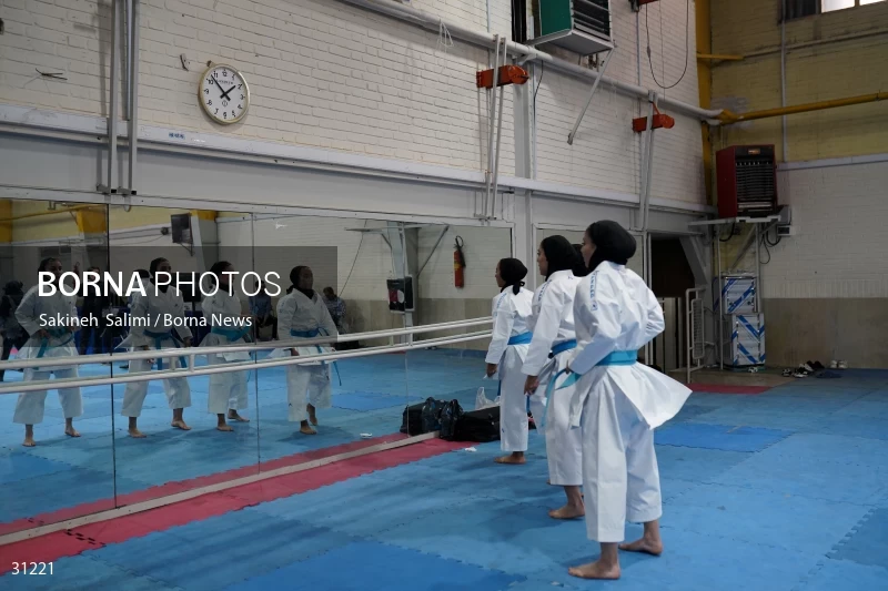 The girls' national karate team selection competition