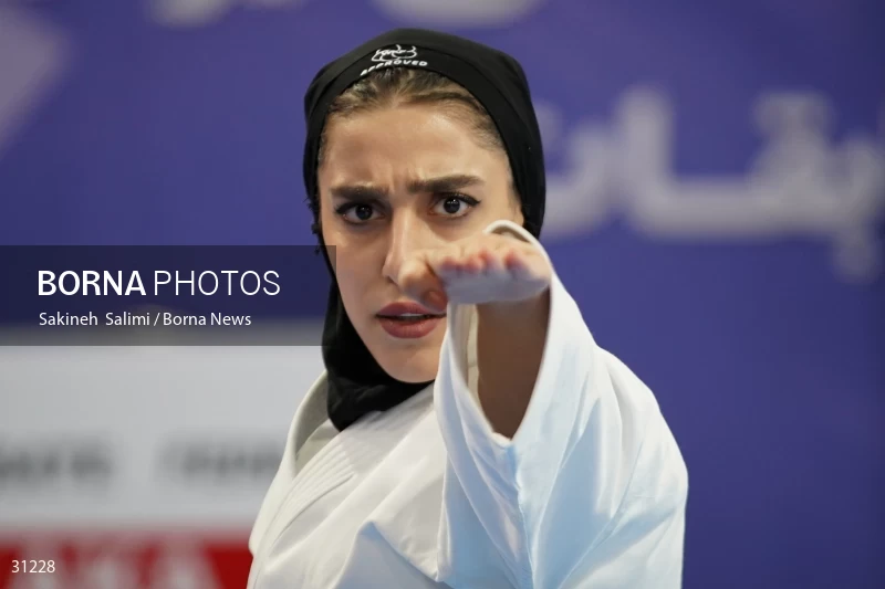 The girls' national karate team selection competition