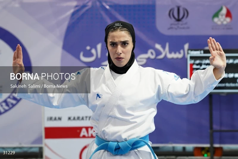 The girls' national karate team selection competition
