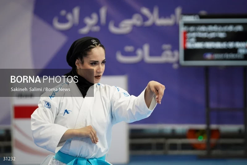 The girls' national karate team selection competition