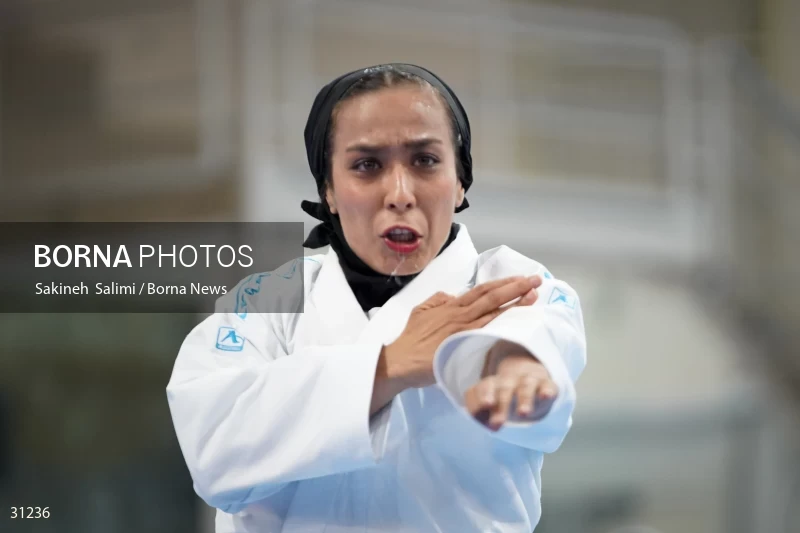 The girls' national karate team selection competition