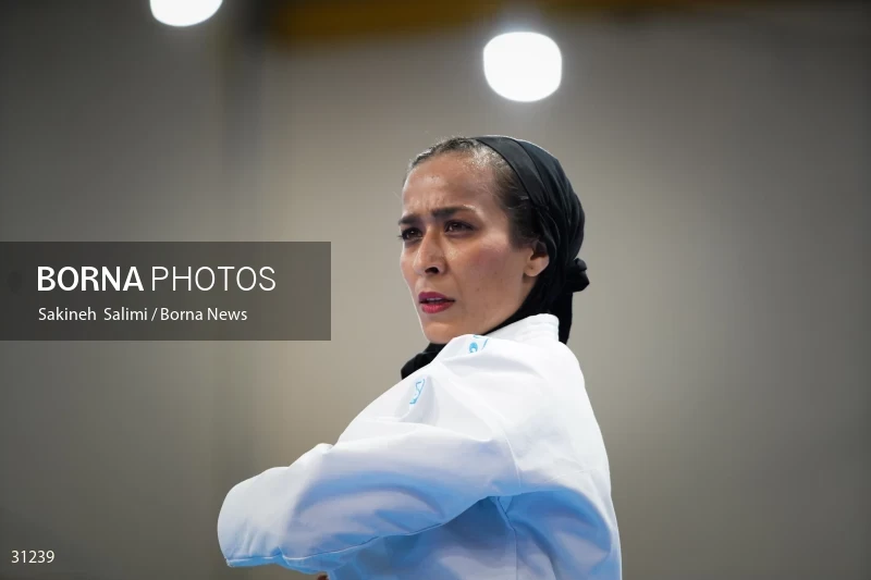 The girls' national karate team selection competition