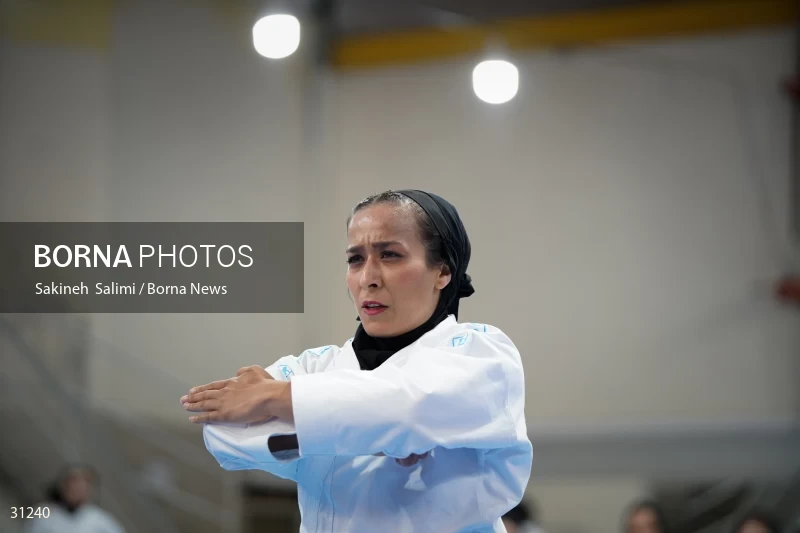 The girls' national karate team selection competition