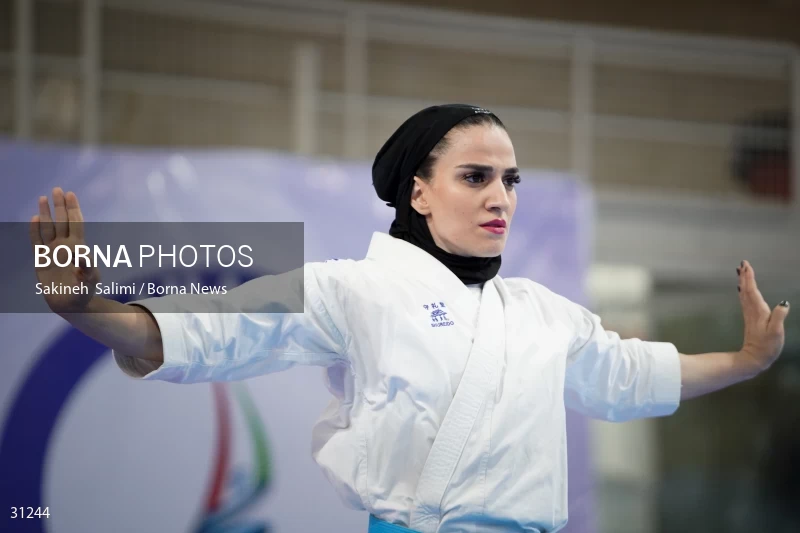 The girls' national karate team selection competition