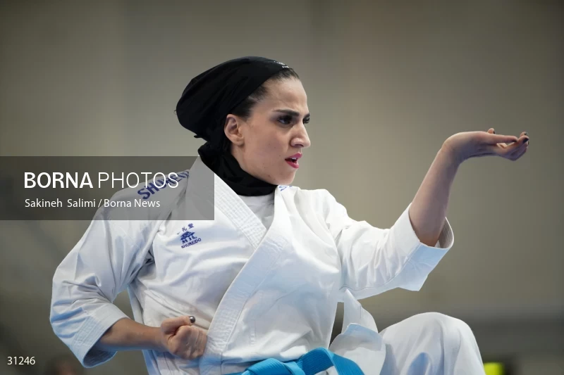 The girls' national karate team selection competition