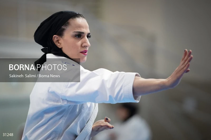 The girls' national karate team selection competition
