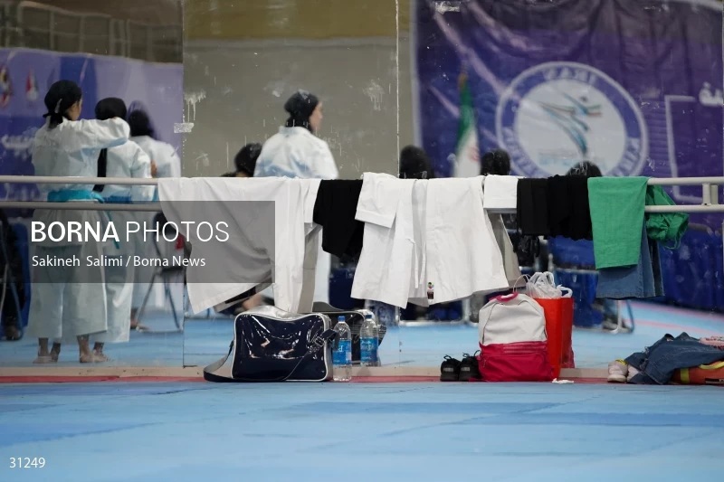 The girls' national karate team selection competition