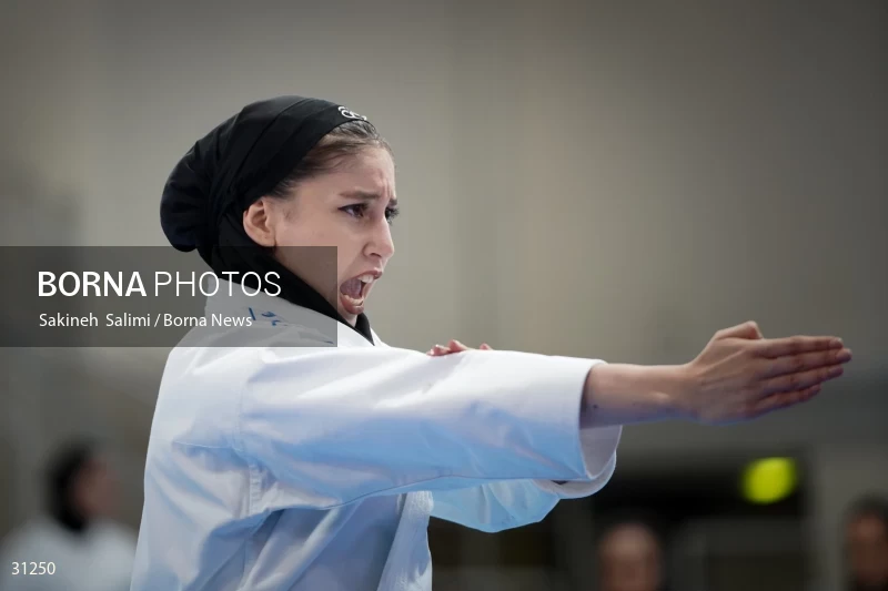 The girls' national karate team selection competition