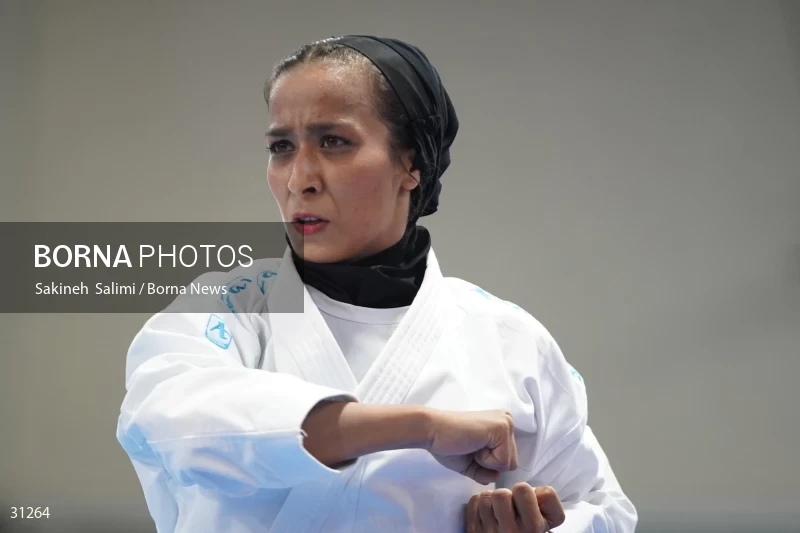 The girls' national karate team selection competition