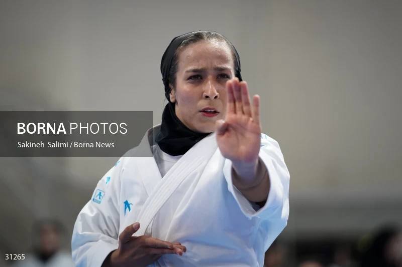 The girls' national karate team selection competition