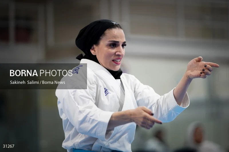 The girls' national karate team selection competition
