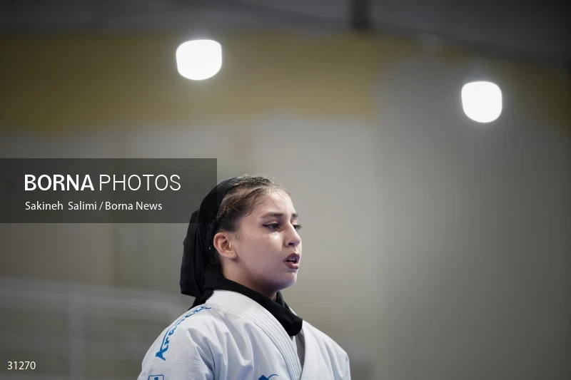 The girls' national karate team selection competition