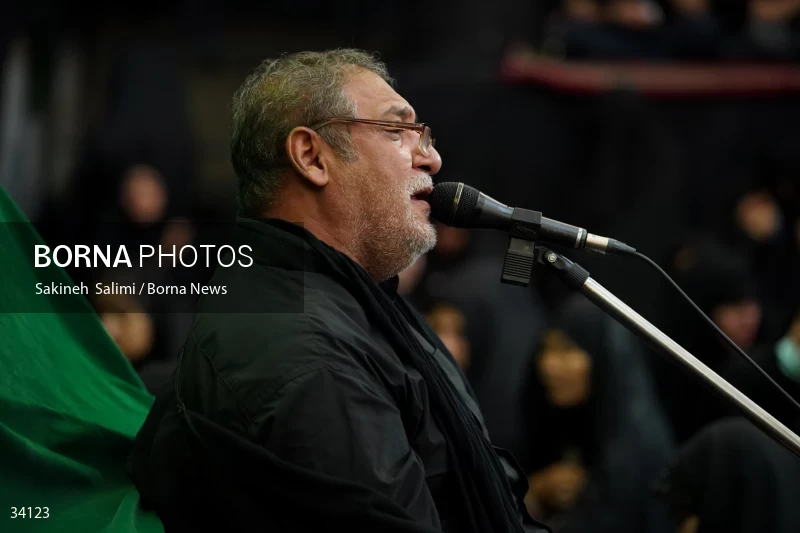 Mourning at Hosseinieh Sadat Akhavi in Tehran