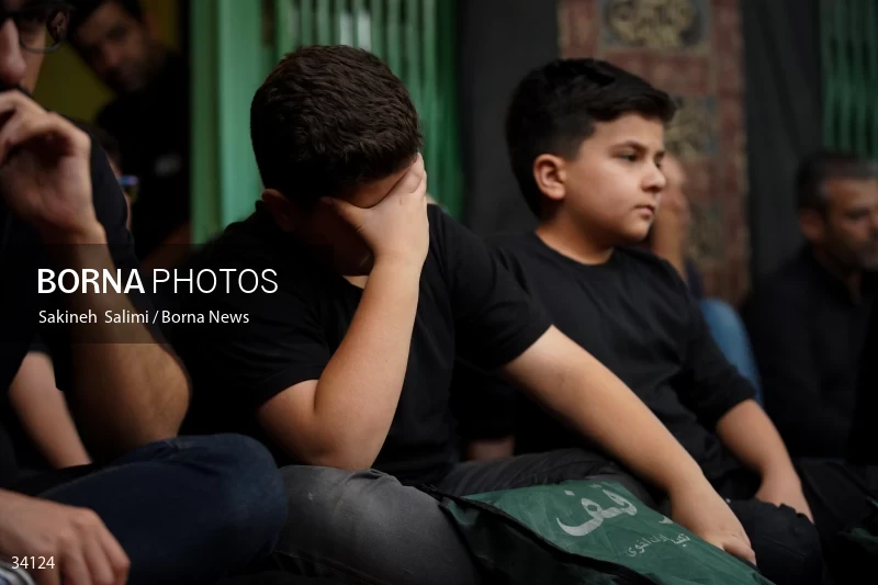 Mourning at Hosseinieh Sadat Akhavi in Tehran