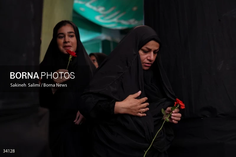 Mourning at Hosseinieh Sadat Akhavi in Tehran