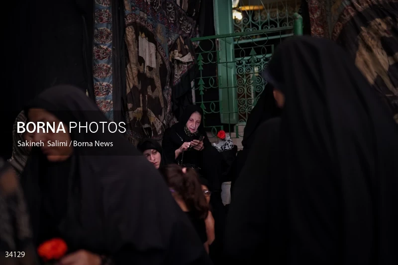 Mourning at Hosseinieh Sadat Akhavi in Tehran