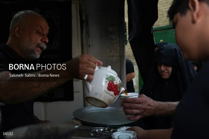Mourning at Hosseinieh Sadat Akhavi in Tehran