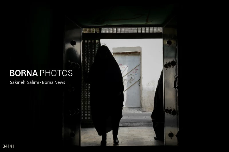 Mourning at Hosseinieh Sadat Akhavi in Tehran