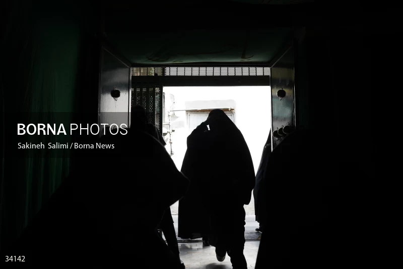 Mourning at Hosseinieh Sadat Akhavi in Tehran