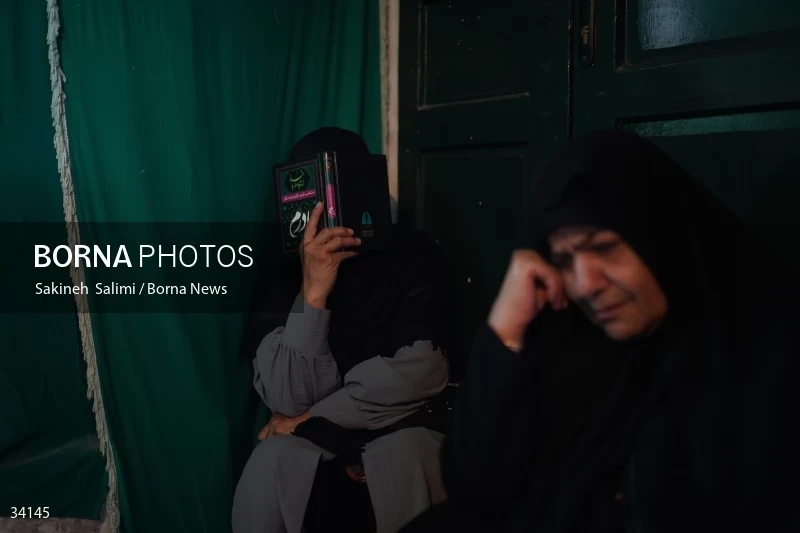 Mourning at Hosseinieh Sadat Akhavi in Tehran