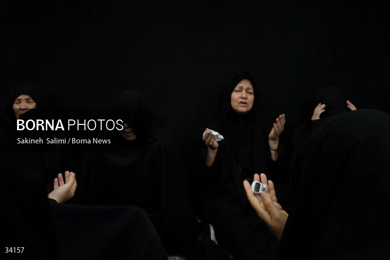 Mourning at Hosseinieh Sadat Akhavi in Tehran