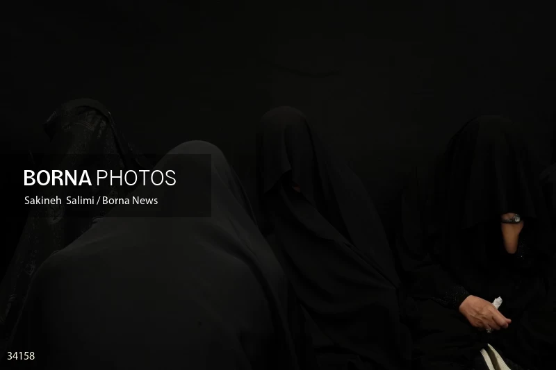 Mourning at Hosseinieh Sadat Akhavi in Tehran
