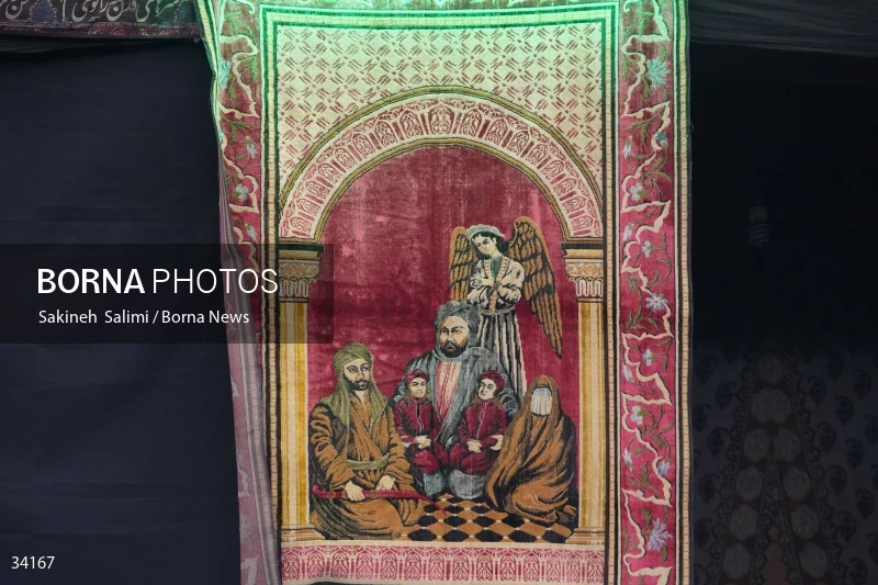 Mourning at Hosseinieh Sadat Akhavi in Tehran