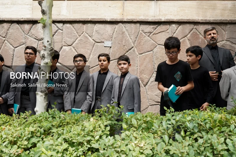 Students gathering in front of the Swedish embassy in Tehran