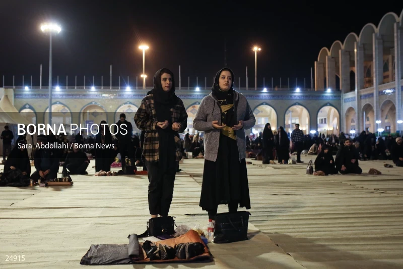 Qadr Night in Tehran Mosalla - 19th day of Ramadan