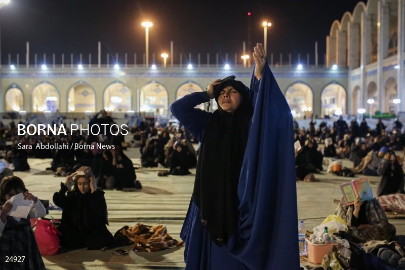 Qadr Night in Tehran Mosalla - 19th day of Ramadan