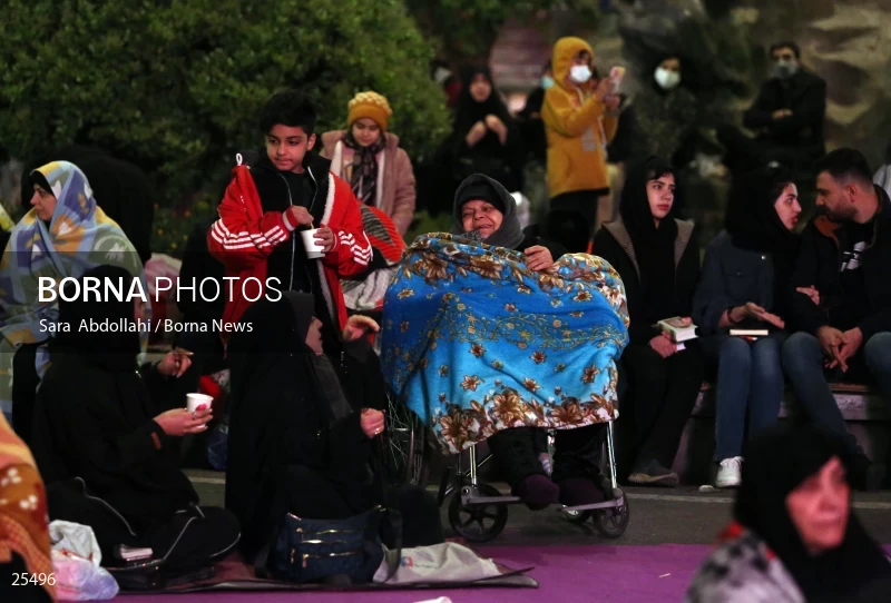 Qadr Night in Tehran Palestine Square (23rd day of Ramadan)